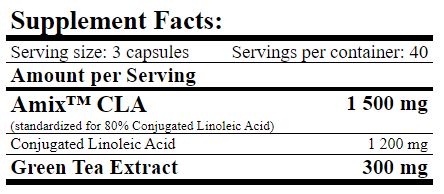AMIX CLA 1200 + Green Tea съставки