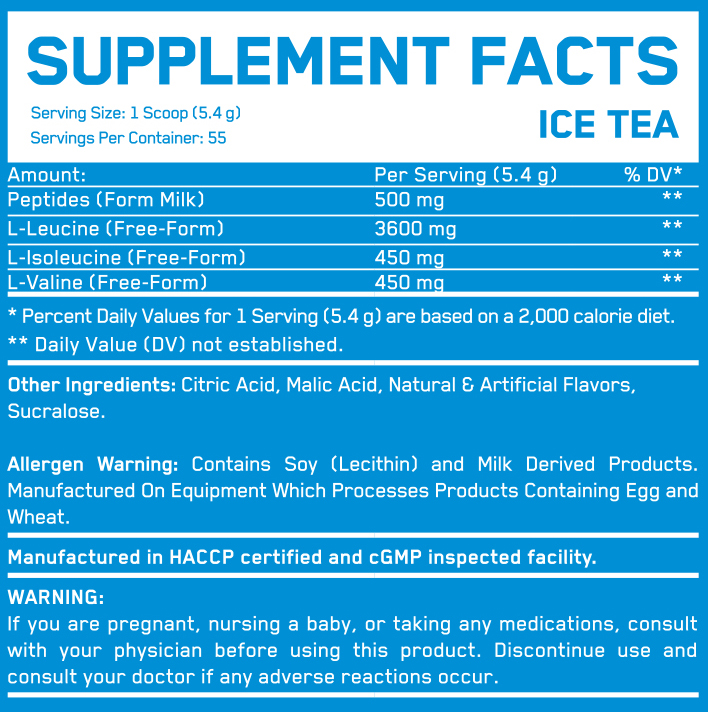 Everbuild BCAA 8:1:1 - 300 g – Bild 2