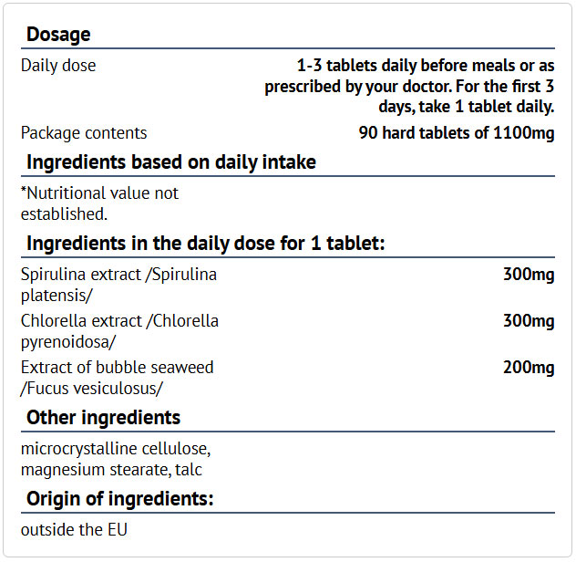 BIOTICA Green Detox x3 съставки