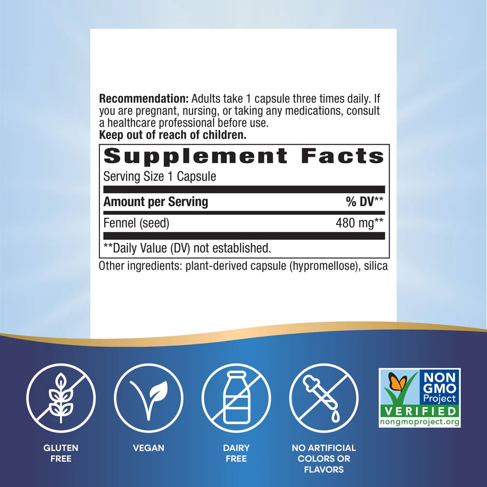 NATURES WAY Fennel Seed съставки