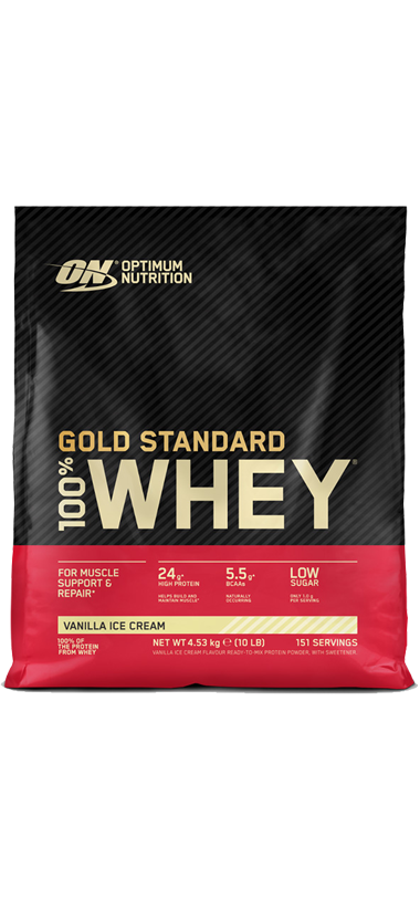 optimum nutrition gold standard vanilla ice cream